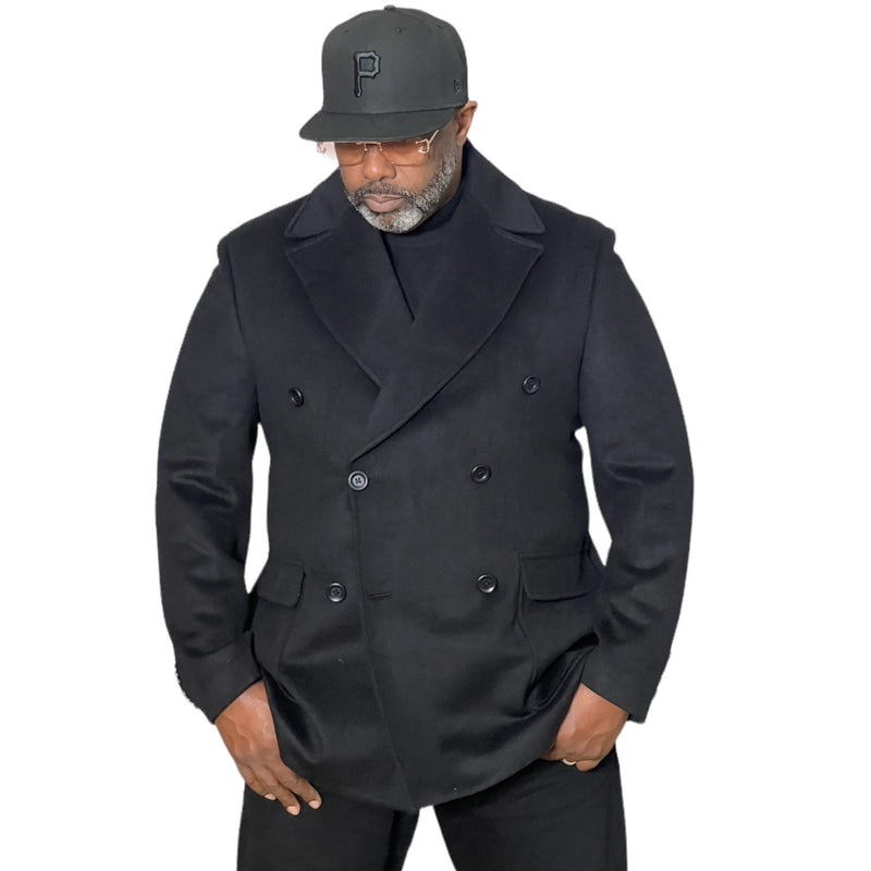 Canuti "Lankford" DB Peacoat (Black)