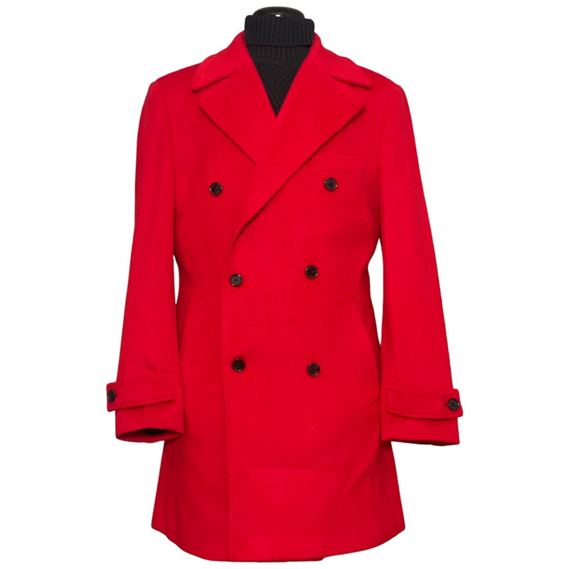 Cigar "Brentwood" 3/4 Length DB Peacoat (Oatmeal)