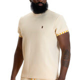 Makobi "Embossed" Crew Neck (Natural) 363