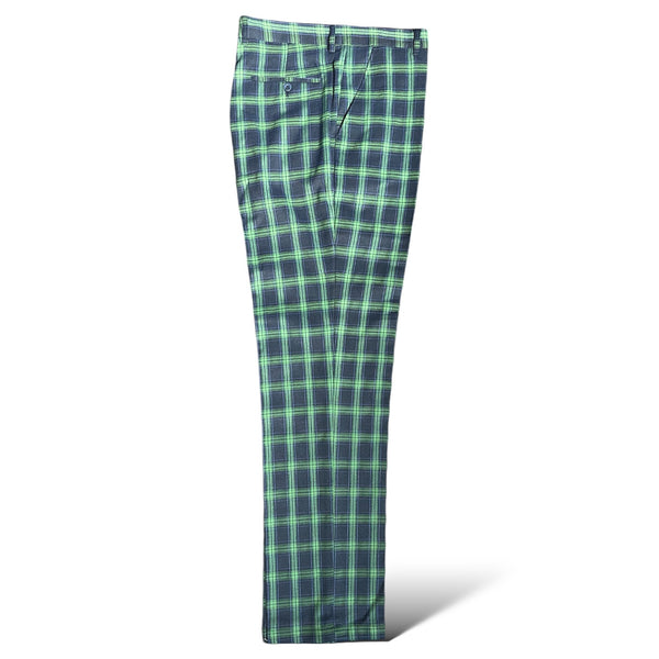 Prestige Plaid Pant (Navy/Green) Navy-2