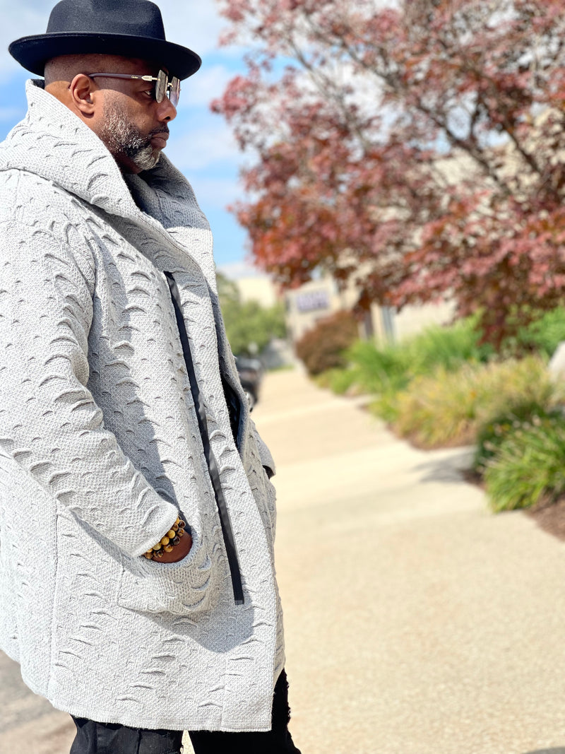 Lcr 3/4 length "kensington" Cardigan (Gray).