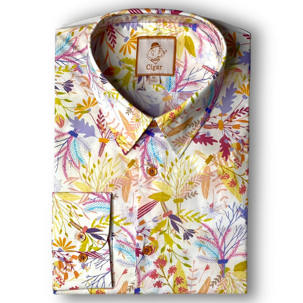 Cigar Couture "Sunset2" Shirt (Cherry) 4605