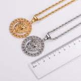 KALIKO "Lion Link" Rope Chain + Pendant (Gold) 094