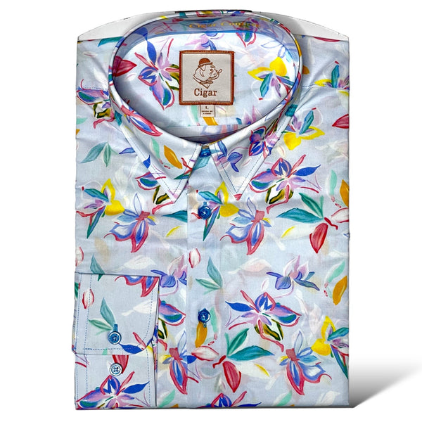 Cigar Couture "Sunset2" Shirt (Sky) 4612