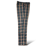 Prestige Plaid Pant (Brown/Navy/Tan) Brown-4