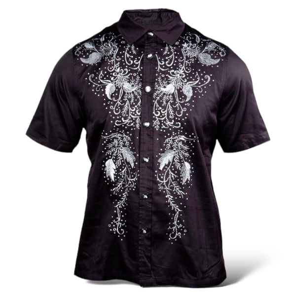 Prestige "Skyline" Cotton Shirt (Black)