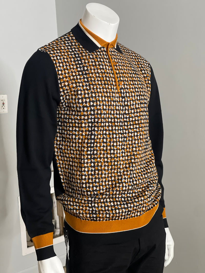 Cigar Couture "Vango" Sweater (Black/Gold) 308