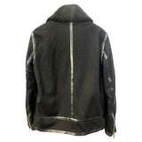 Slim Fit Cigar "Wolf" Bomber Jacket (Black)