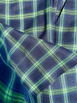 Prestige Plaid Pant (Navy/Green) Navy-2