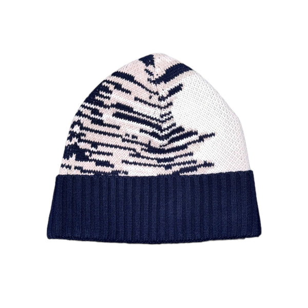 OIM Brooks Beanie Hat (Navy/Cream/White)