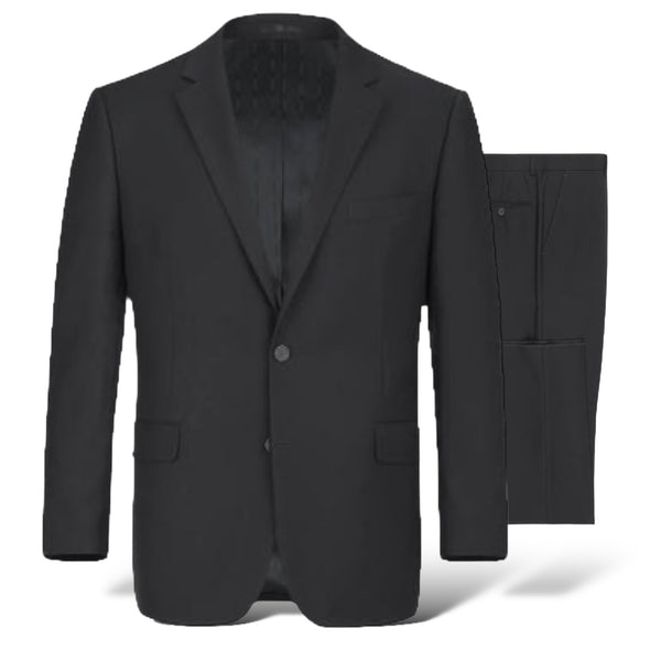 Mens Modern Classic Fit Suit (Black) Renoir