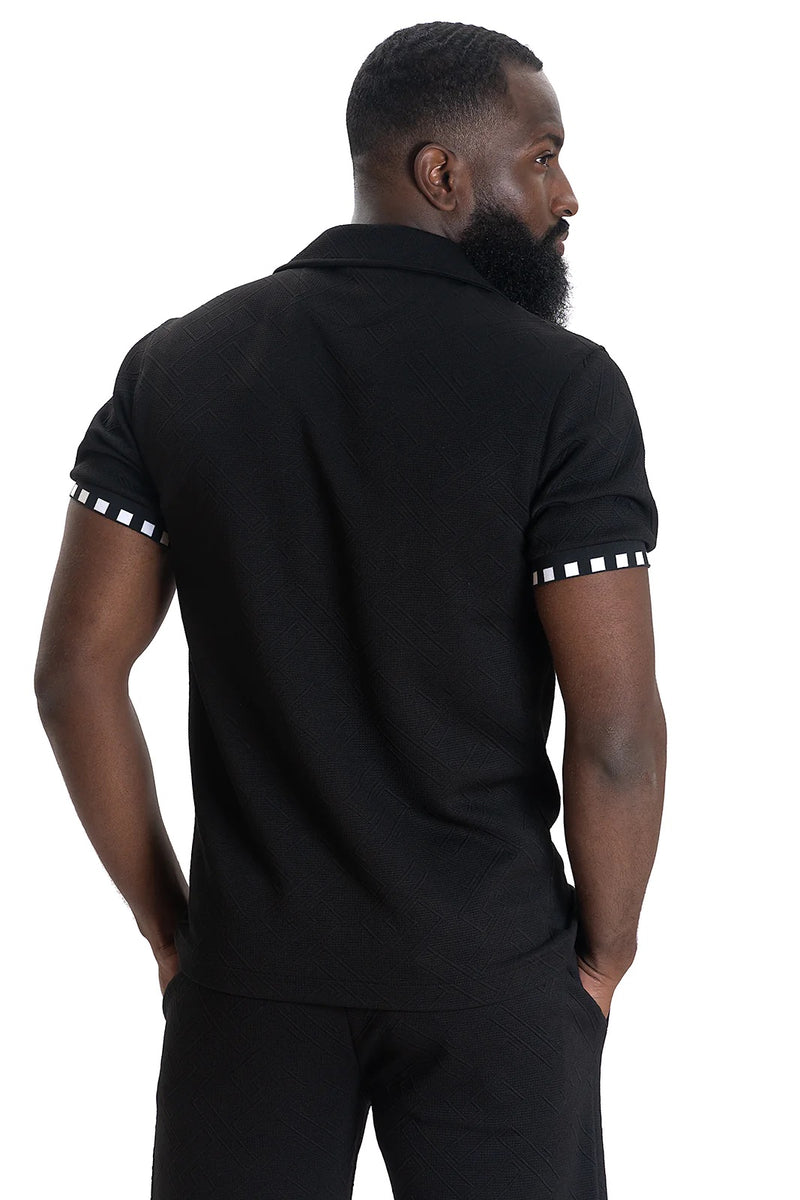 Makobi "Embossed" Shirt (Black) 863