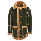 Jordan Craig Shearling Coat (Olive)