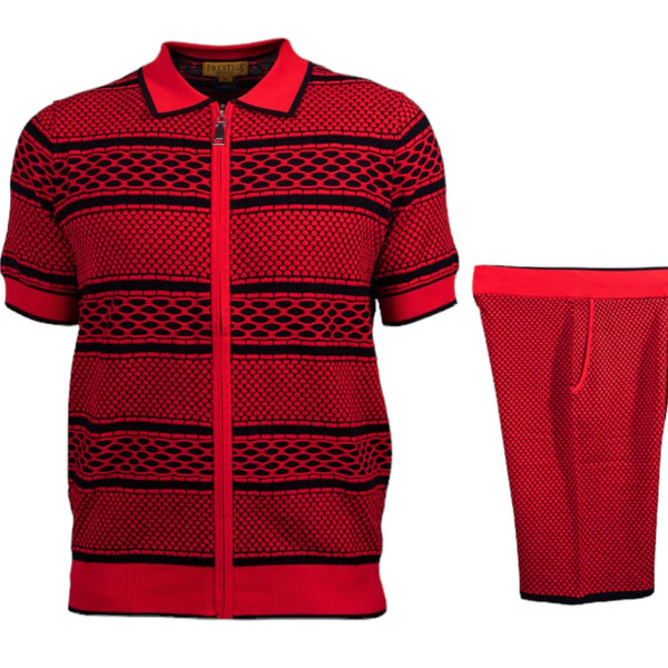 Prestige Parez Short Set (Red) 140