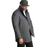 Enzo "Manhattan" Car Coat (Charcoal)