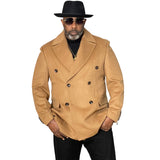 Canuti "Lankford" DB Peacoat (Camel)