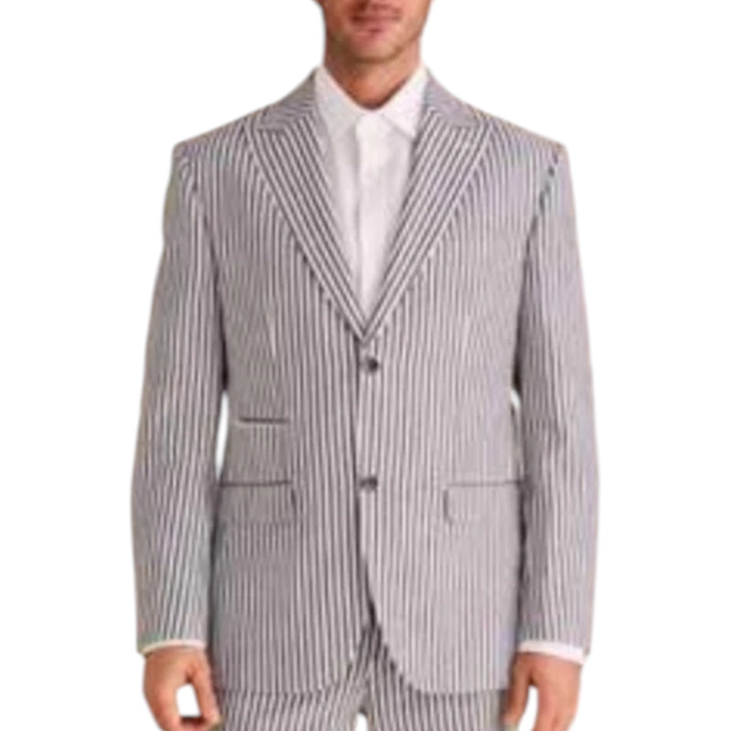 Inserch Seersucker Suit (Black)