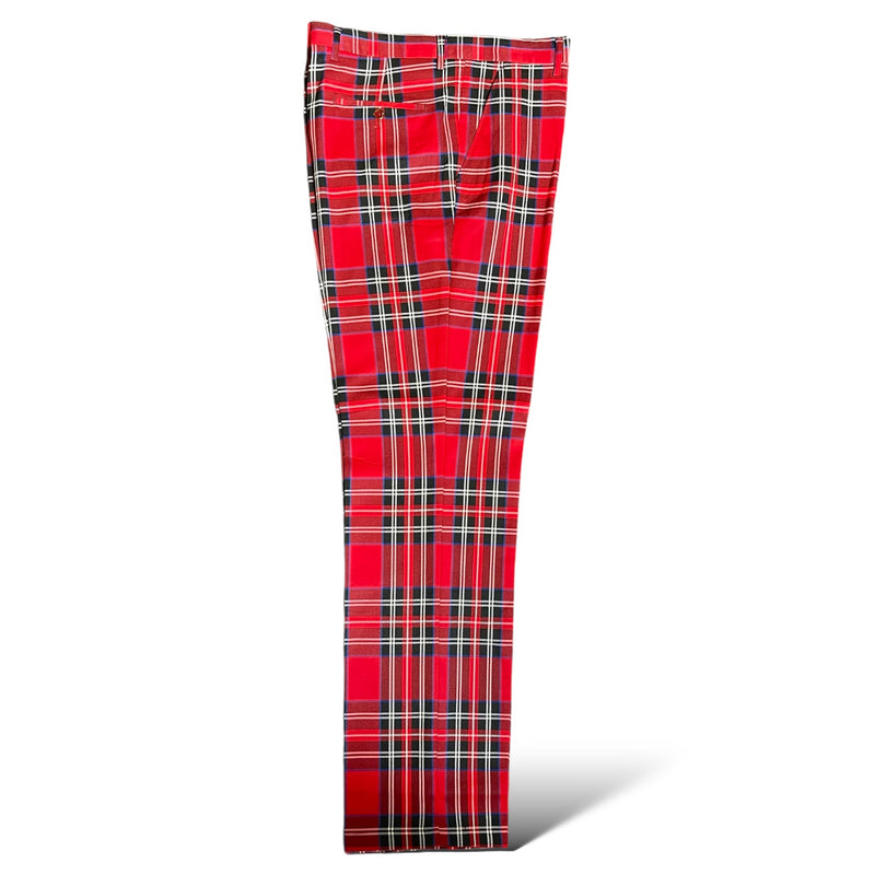 Prestige Plaid Pant (Red/Black/Blue) Red-3