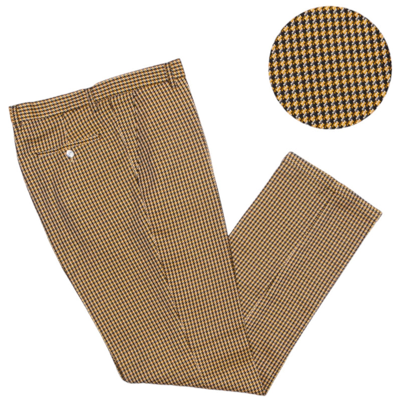 Prestige Plaid Pant (Gold/Black) Gold-3