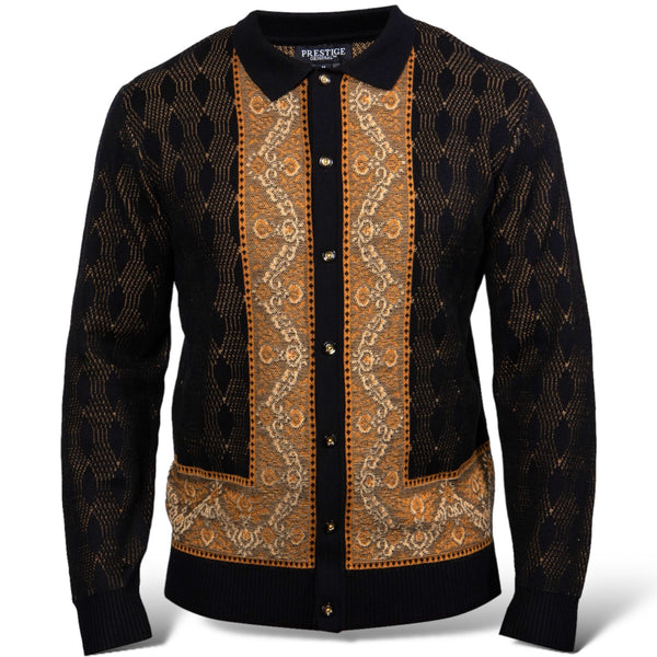 Prestige "Hillside" Cardigan (Black) 211