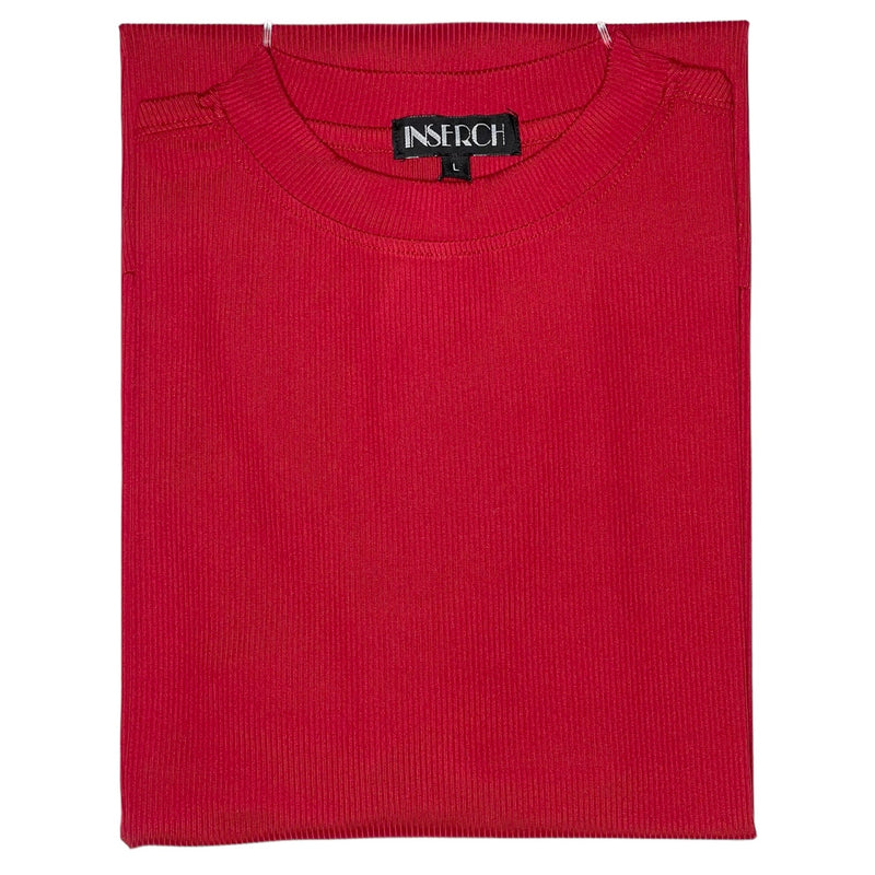 Inserch short sleeve mock (Chili Pepper)