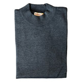 Inserch Cotton Blend Mock Sweater (Charcoal Gray)