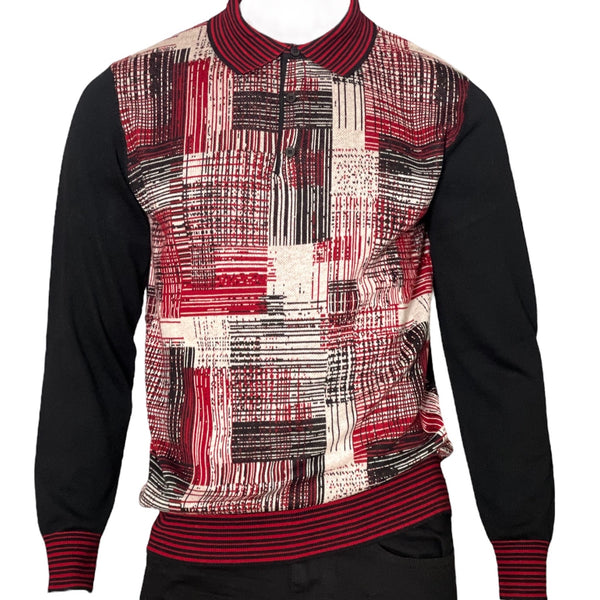 Cigar Couture "Vango" Sweater (Black/Red) 303