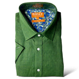 Inserch Linen S/S Shirt (Emerald) 717