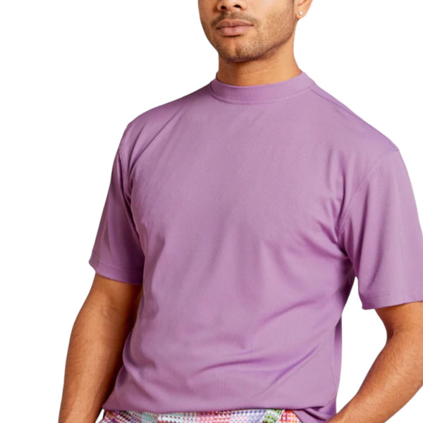 Inserch short sleeve mock (Lilac)