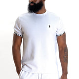 Makobi "Embossed" Crew Neck (White) 363