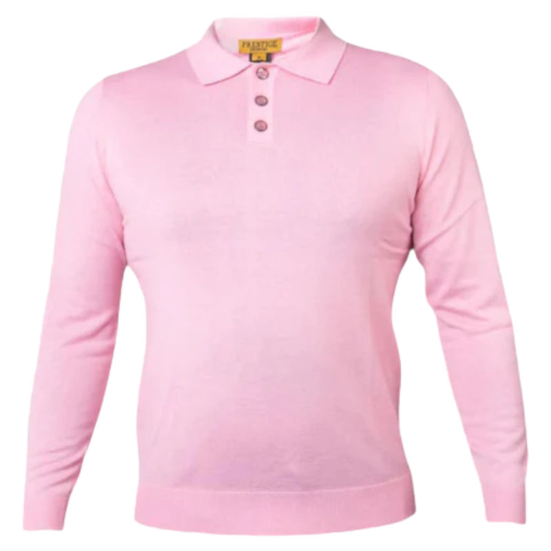 Prestige Cashmere Feel "classico" Polo (Pink)390