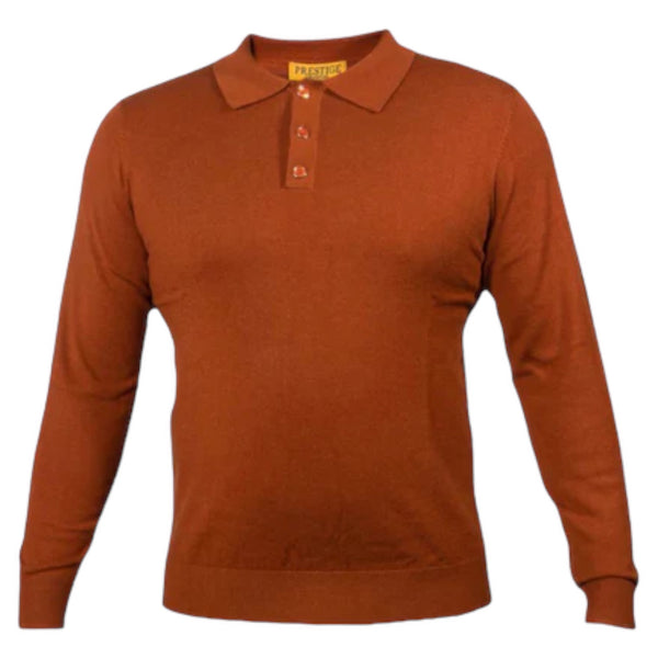 Prestige Cashmere Feel "classico" Polo (Leather)390