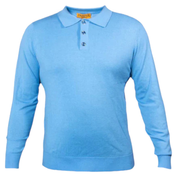 Prestige Cashmere Feel "classico" Polo (Sky)390