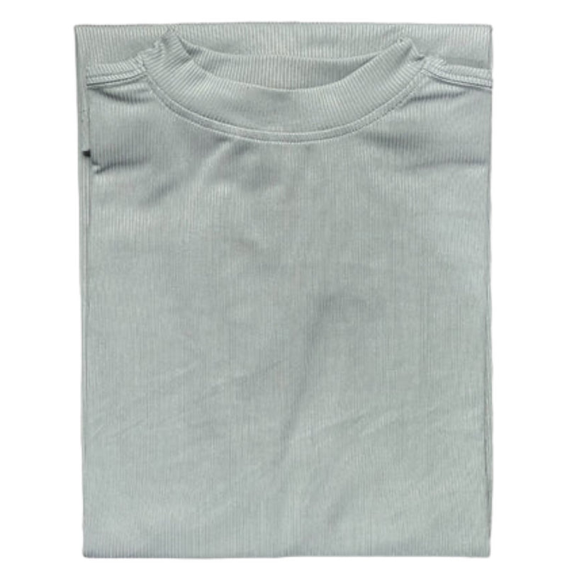 Inserch short sleeve mock (Light Gray)