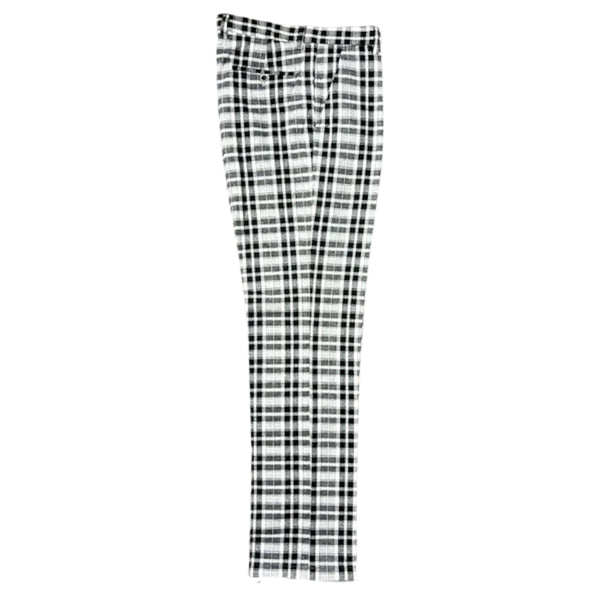 Prestige Plaid Pant (Black/White) Black-6