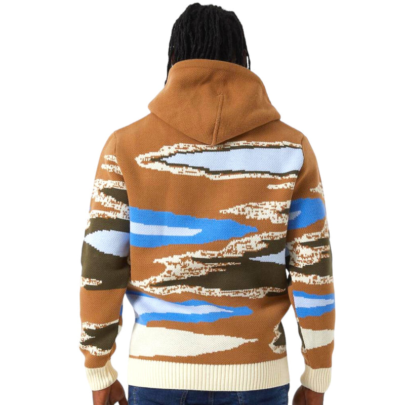 OIM G3 Hoody Sweater (Tan/Blue/Olive)