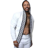 Prestige "A1" Cardigan Sweater 3/4 Length (White) 421