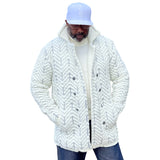 LCR DB Cardigan (White/Gray)