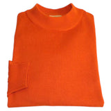 Inserch Cotton Blend Mock Sweater (Orange)