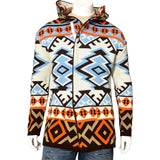 OIM Azteka Sweater 3/4 Length (Orange/Cream/Blue)