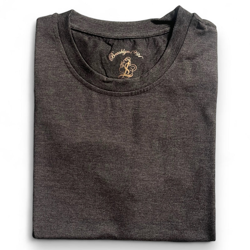 Steven Land Brushed Crew Neck (Charcoal)