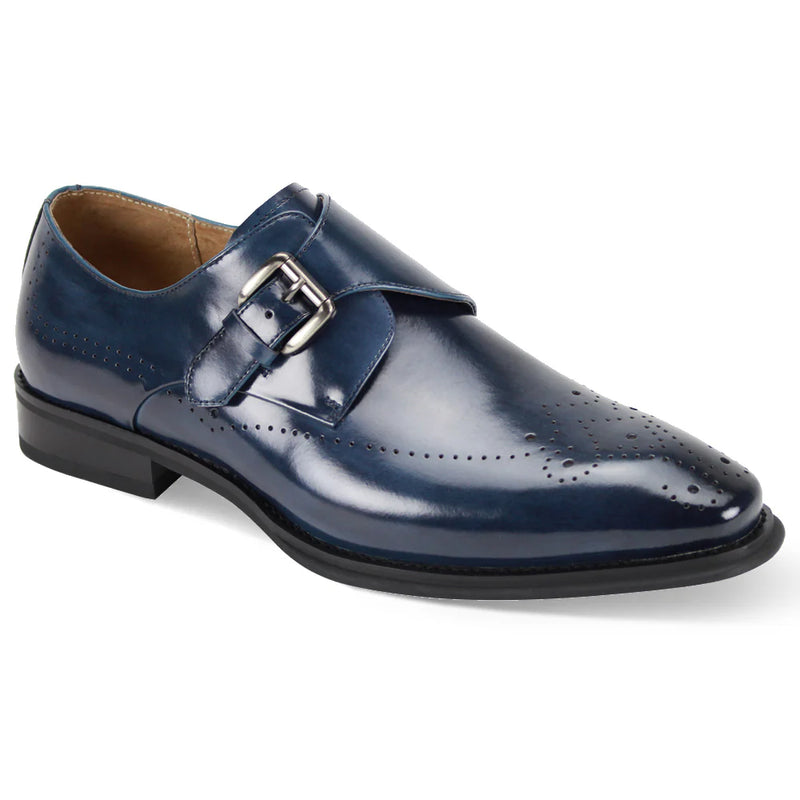 Giovani Leather Shoe (Blue) Jeffery