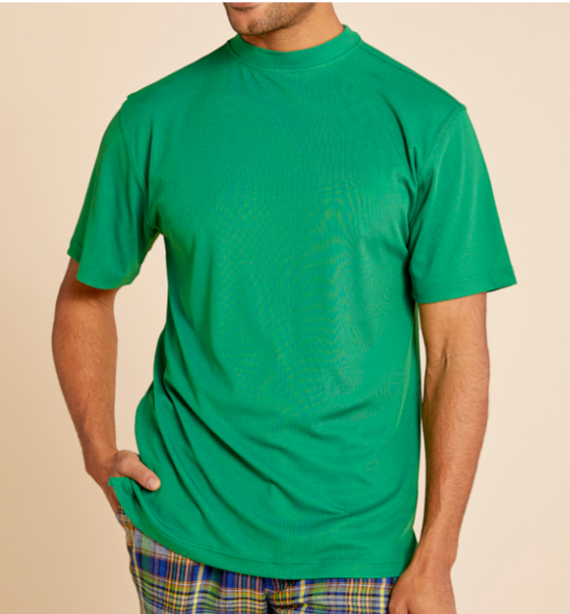 Inserch short sleeve mock (Emerald)