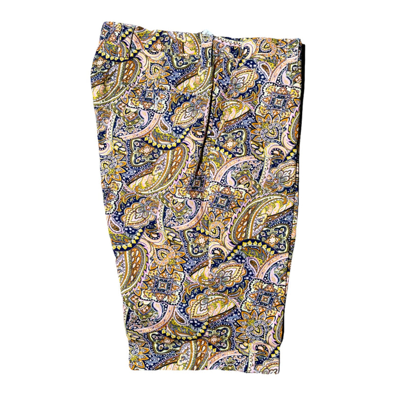 Inserch linen premium short (Paisley Navy/Pink)