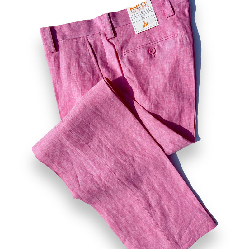 Inserch Linen Premium Pant (Summer Pink)