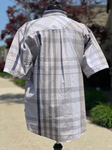 Veno Plaid Shirt (Gray) 898