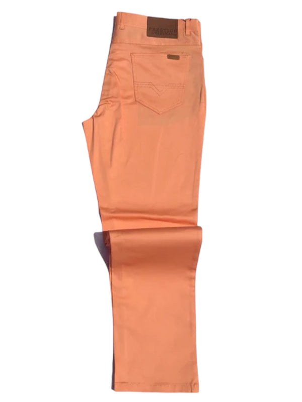 Prestige Casual Jean Pant (Peach) 100