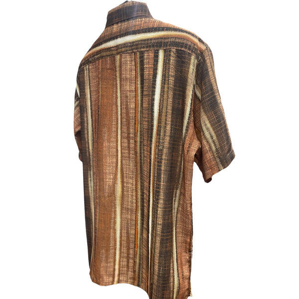 Bassiri "Flow" Shirt (Brown/Cream) 63961