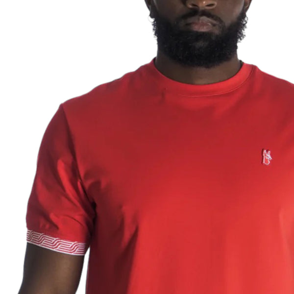 Makobi "Breeze" Crew Neck (Red/White)