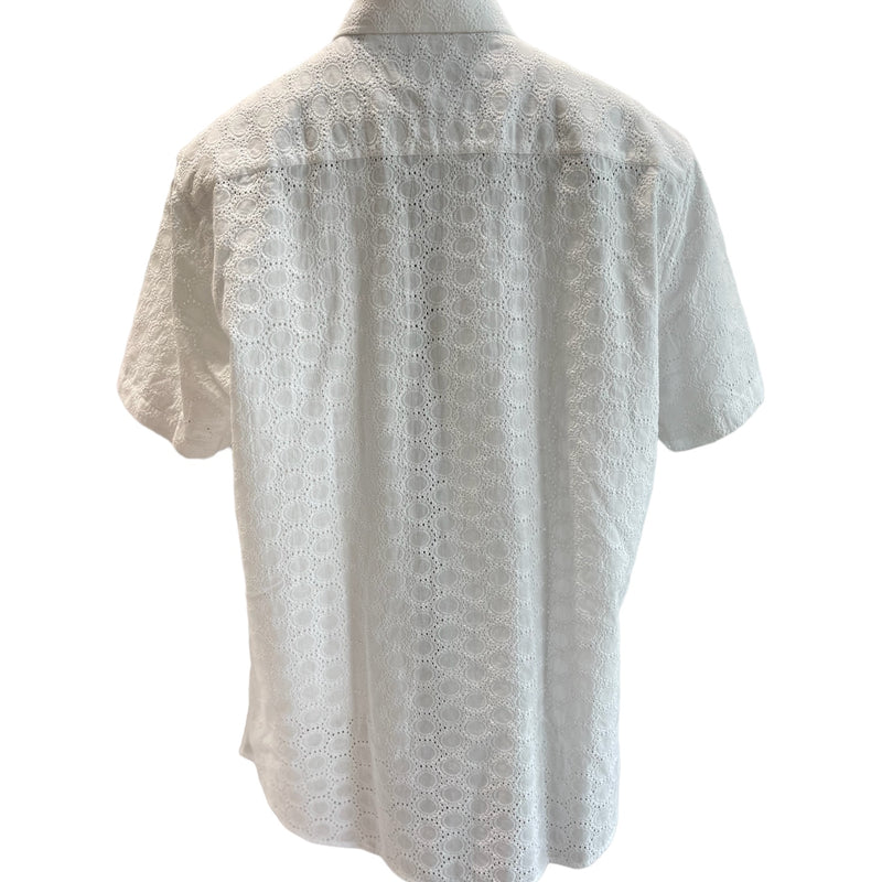 Lanzino Stitched Shirt (White) SSL035